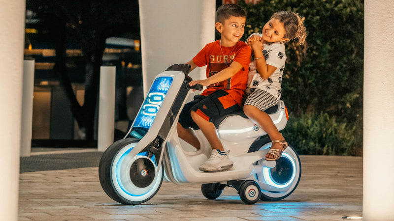 Electric Kids Lightcycle Ride-On Motorcycle Scooter Toy