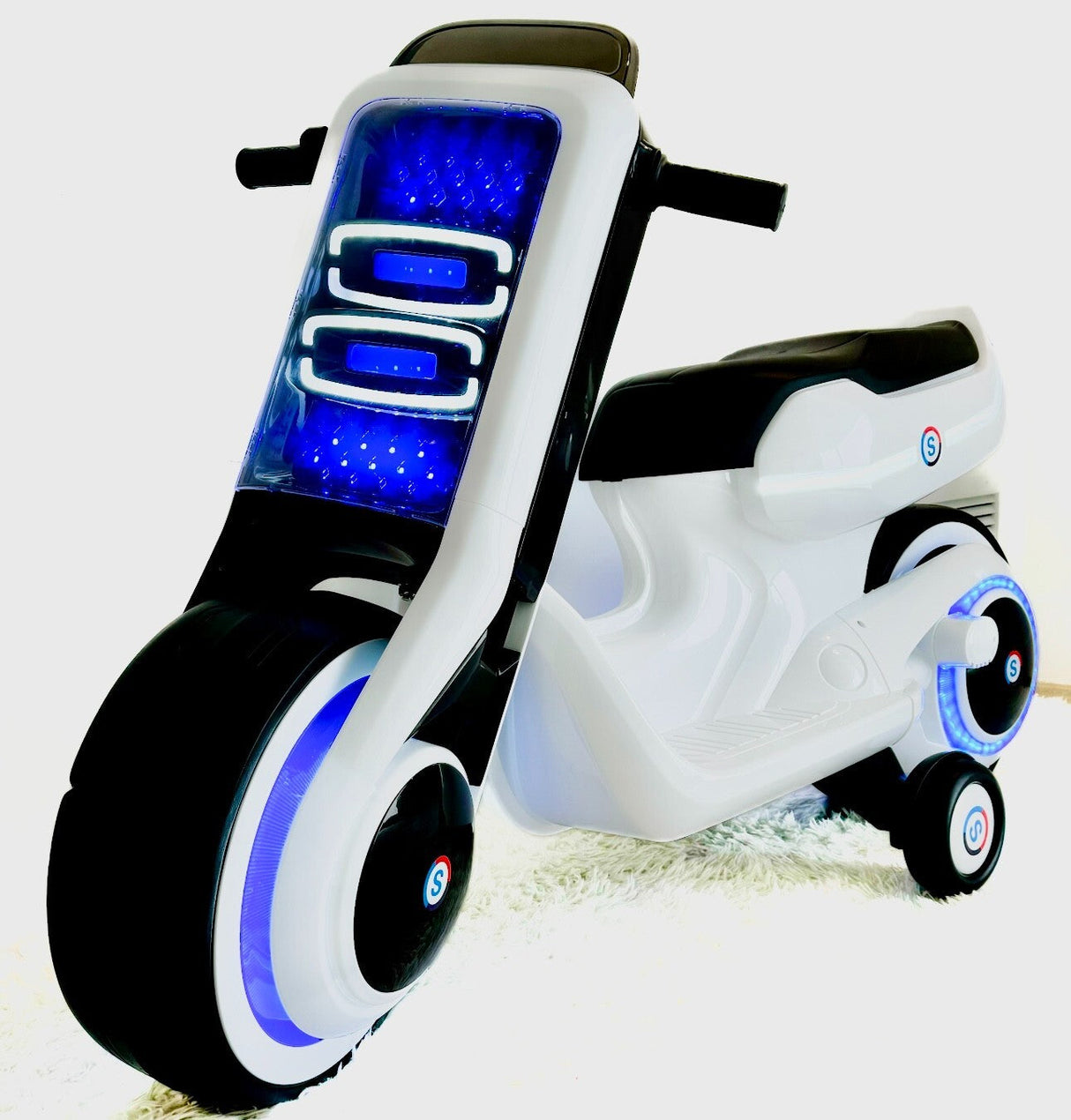 Electric Kids Lightcycle Ride-On Motorcycle Scooter Toy