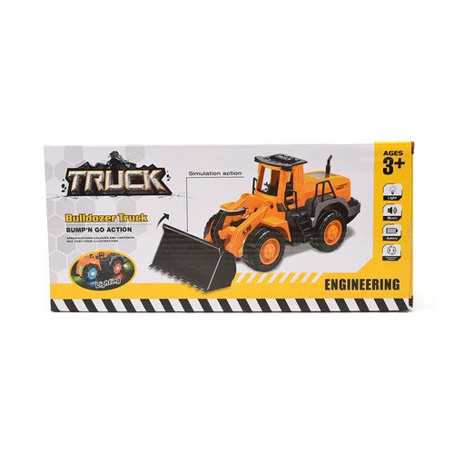 Battery Operated Bulldozer Truck with Light and Music Simulation