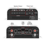 Taramps TS1200X4 V2 1200W RMS 4-Channel Amplifier 2-Ohm Taramps