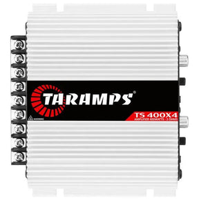 Taramps TS 400x4 4 Channels 400 Watts RMS Car Audio Amplifier 2 Ohms High Input Level ALTA GAMA CAR AUDIO