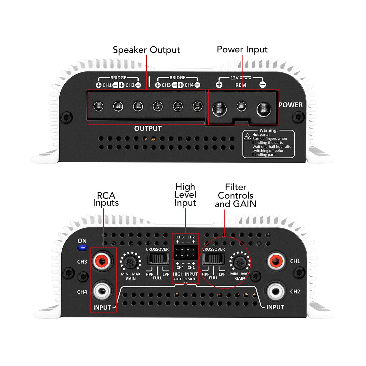 Taramps TS 800x4 Car Audio Amplifier Taramps US