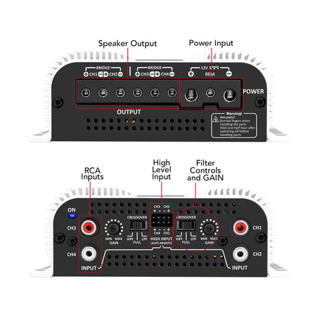 Taramps TS 800x4 Car Audio Amplifier Taramps US