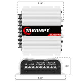 Taramps HD 2000 1 OHM + TS 400x4 2 OHM Car Audio Amplifier COMBO Taramps USA