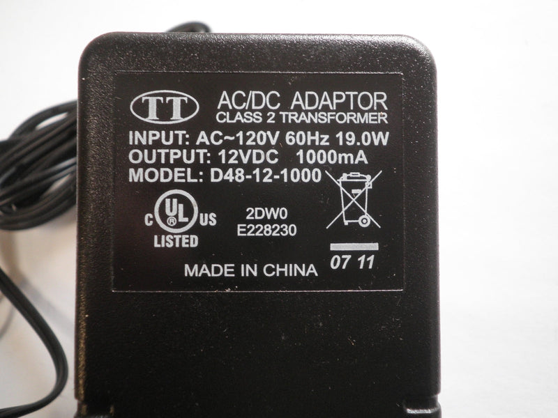 Class 2 12V 1A Ride-On Vehicle Battery Charger Model D48-12-1000