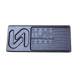 Turn Offroad Bronco Billet Hard Top Badge with TOR Flag Turn Offroad