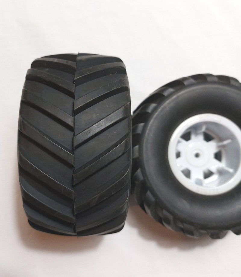 5x3 Inch Tetrix Toy Wheels with Durable Tires - Pack of Two