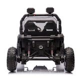 Two-Seater Kids Ride-On with Parental Remote Control, Rear Searchlight, and Bluetooth MP3 for Ages 3+