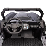 Two-Seater Kids Ride-On with Parental Remote Control, Rear Searchlight, and Bluetooth MP3 for Ages 3+