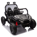 Two-Seater Kids Ride-On with Parental Remote Control, Rear Searchlight, and Bluetooth MP3 for Ages 3+