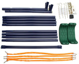 2-Station Outdoor Swing Set with Dual Swings for Children