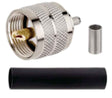 PL-259 UHF Male Crimp Connector for RG58 / LMR195 / RG400 Cable (1-Pack) Accesories Unlimited