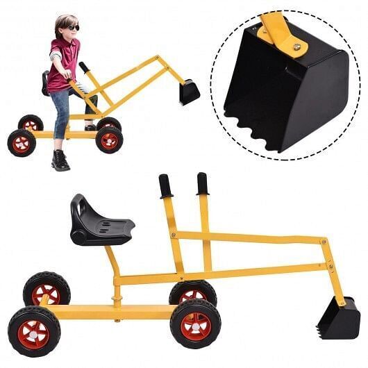 Ultimate 4-Wheel Excavator Sand Digger for Heavy-Duty Kid Play
