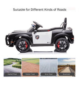 Ultimate Dodge Challenger SRT Hellcat Police Car 12V Kids Ride-On Toy with Remote Control