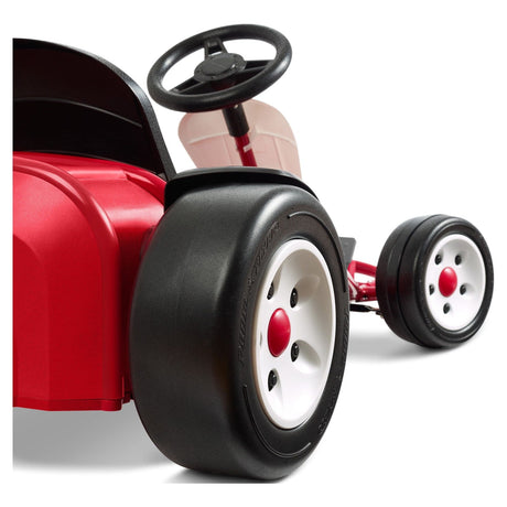 24-Volt Battery-Powered Outdoor Ride-On Go-Kart Toy for Ages 3-8 with Max Speed