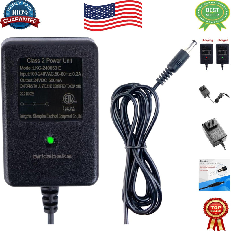 Compact 24-Volt Charger with Built-In Safety for Ride-On Cars