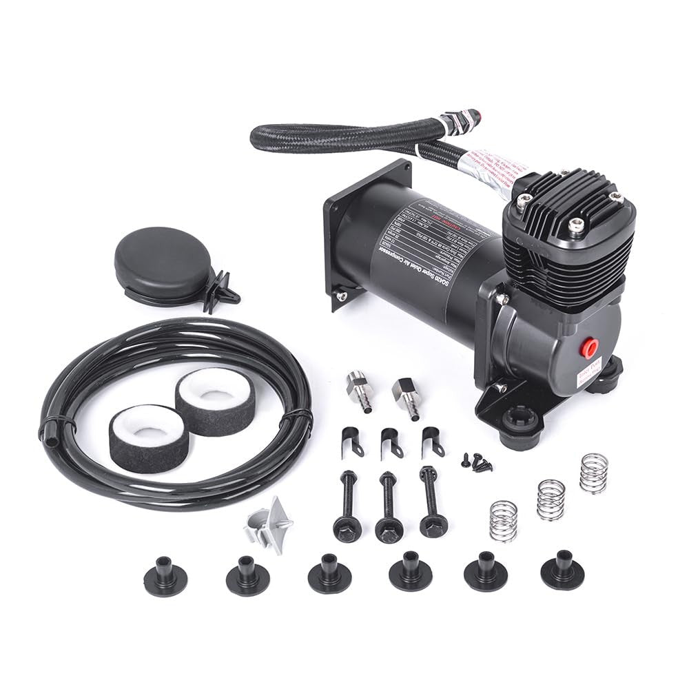 Quiet Air Compressor 300 PSI 1/4 NPT Super Silent 69dB for Truck, Car, and Train Use