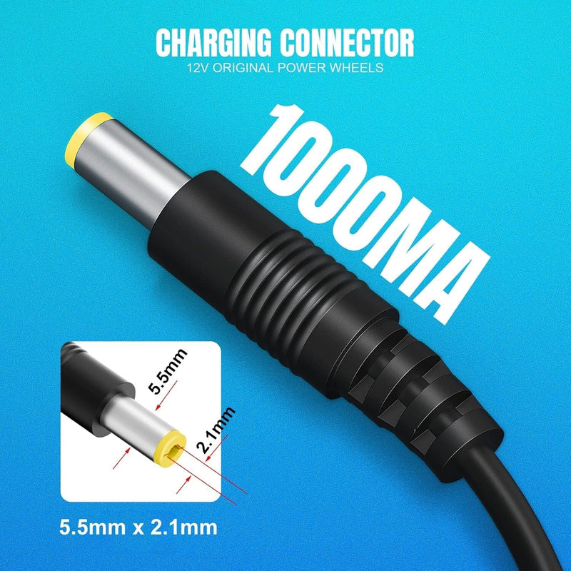 12V Universal Charger for Kids’ Electric Cars with Overcharge Protection
