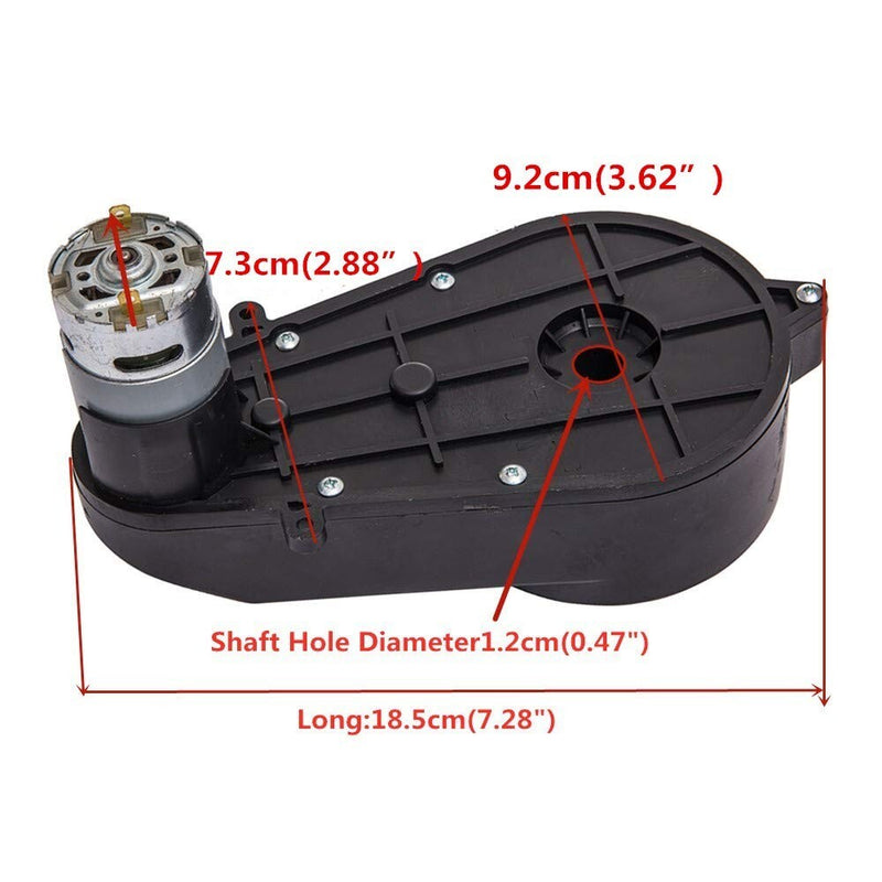 12V Universal DC Gearbox Motor for Kids Electric Toy Cars with Easy Installation