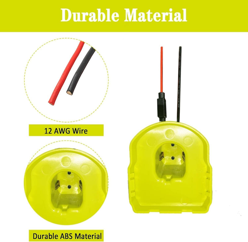 Universal 18V Battery Adapter for Power Wheels and Robotics Toy Upgrades