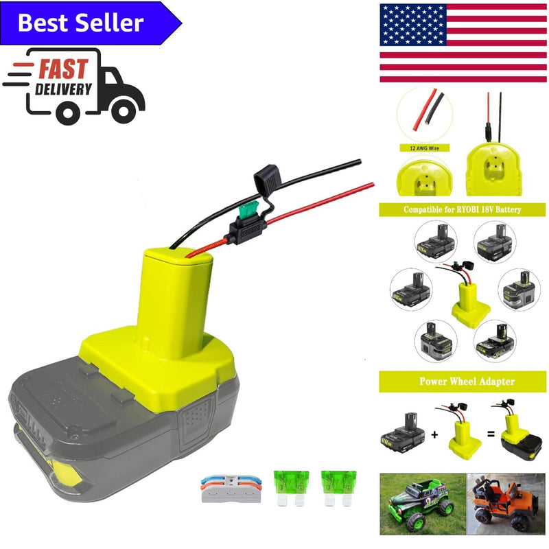 Universal 18V Battery Adapter for Power Wheels and Robotics Toy Upgrades