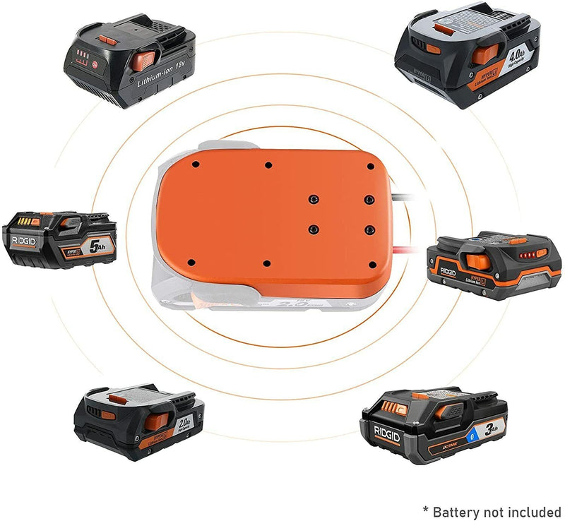 Universal 18V Hyper li-ion Battery Adapter for Ridgid AEG 10X Power Wheels