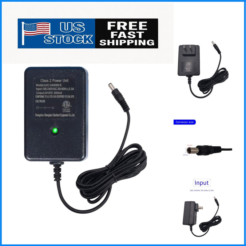 Universal 24V Charger for Electric Ride-On Cars and Strollers with LED Indicator