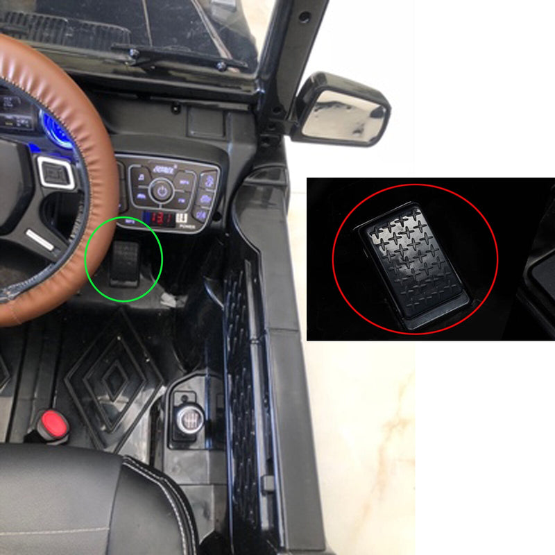 Universal 6V/12V Electric Ride-On Car Power Pedal Switch for Kids and Children