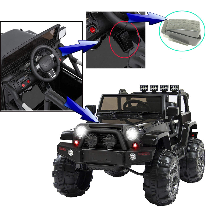 Universal 6V/12V Electric Ride-On Car Power Pedal Switch for Kids and Children