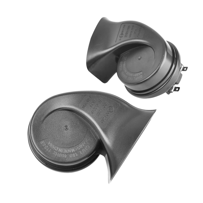 Universal Car Horn Upgrade Kit 12V Dual Tone High Low Snail Horn Loud Waterproof