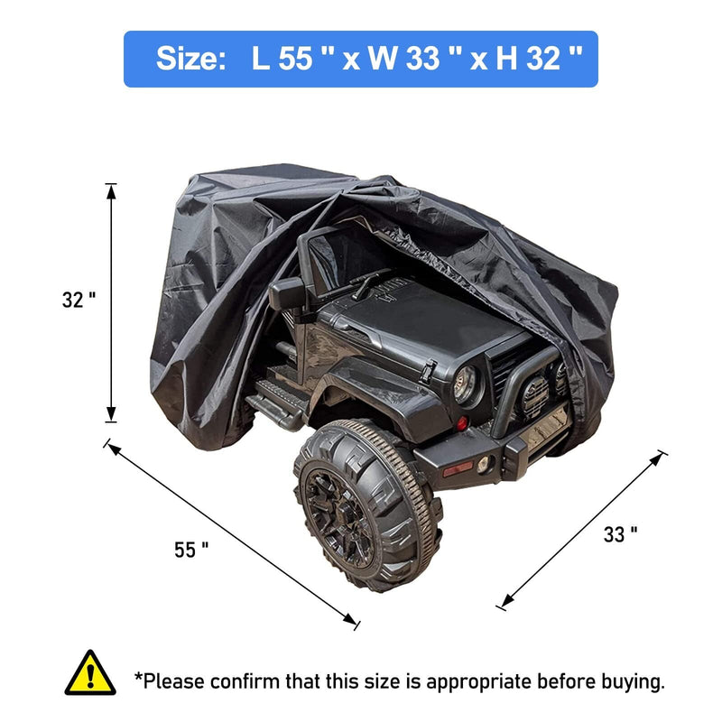 Large Universal Cover for Kids Ride-On Electric Jeep Truck Toy Vehicle