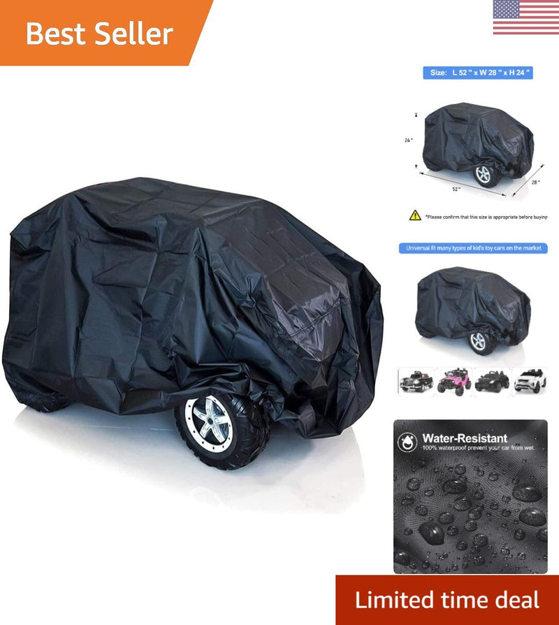 Universal Fit Ride-On Toy Car Cover Water Resistant Tear-Proof Easy to Clean