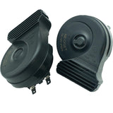 Universal 12V Compact Car Horn Kit with Loud Double Pitch and Deep Bass Sound