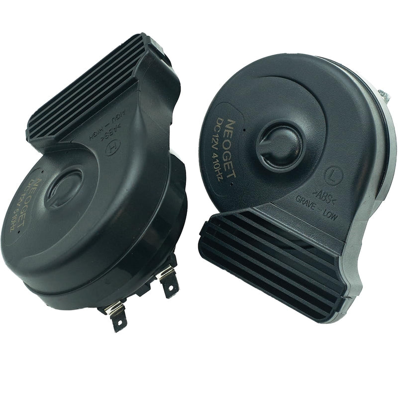 Universal 12V Compact Car Horn Kit with Loud Double Pitch and Deep Bass Sound