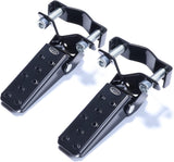 Universal Folding Motorcycle Foot Pegs Pedals Compatible with Mini Bikes and ATVs