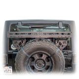 Universal Offroad Spare Tire Storage Rack - Offroad Ice Chest Carrier Turn Offroad