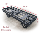 Universal Offroad Spare Tire Storage Rack - Offroad Ice Chest Carrier Turn Offroad
