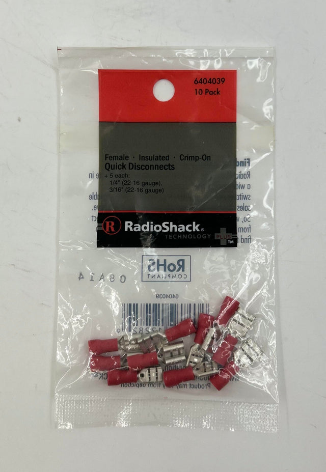 Female Insulated Crimp on Quick disconnects 6404039 TekShack