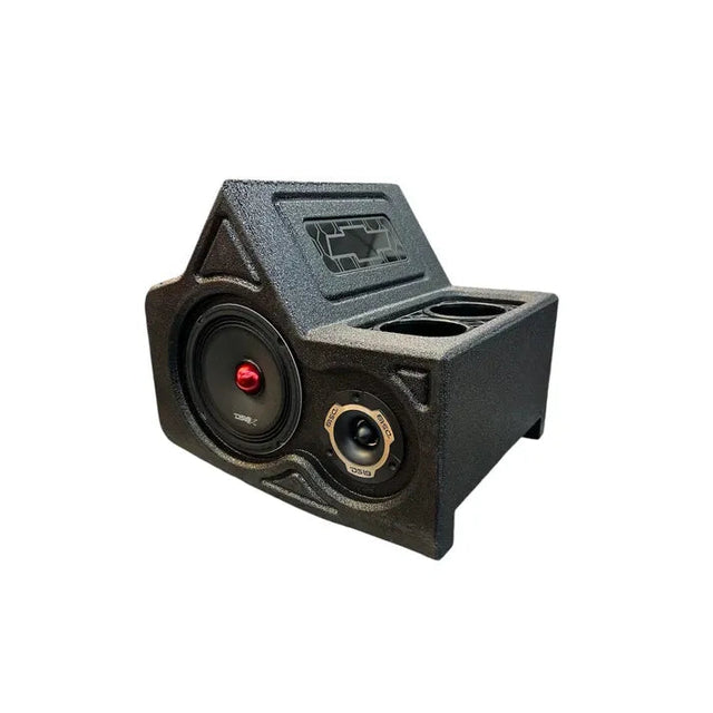 Mini Center Console Chevy/GMC 88-94 OBS Bundle (2) DS18 PRO-X64.BM & (2) Tweeters Moon Car Stereo