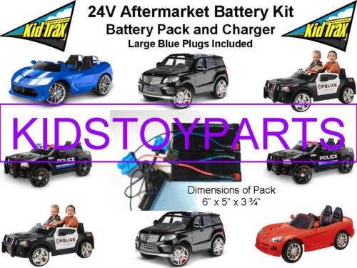 Enhance Your 12V KID TRAX Car/Truck with Our 24V Conversion Kit (Includes Battery & Charger)