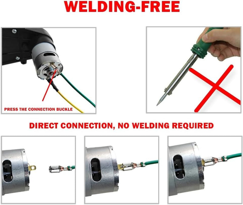 12V Ride-On Toy for Kids with 550 Motor, Gearbox, and 40000 RPM Power Boost