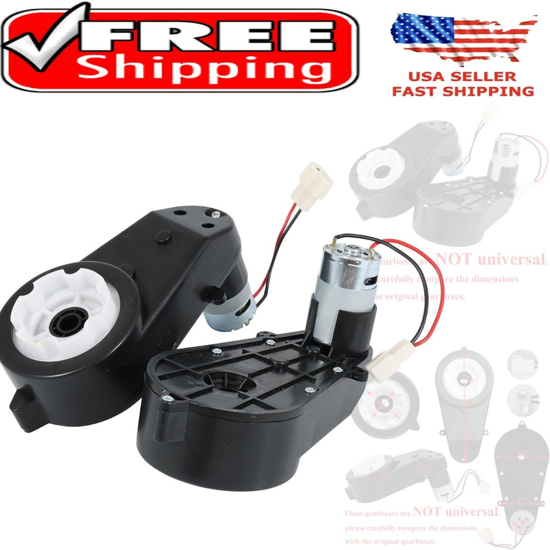 12V 550 Gearbox Set of 2 for High-Speed Kids Electric Vehicles Upgrade