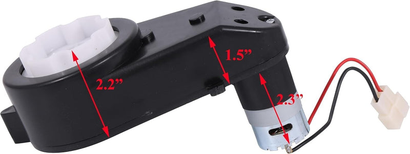 12V 550 Gearbox Set of 2 for High-Speed Kids Electric Vehicles Upgrade