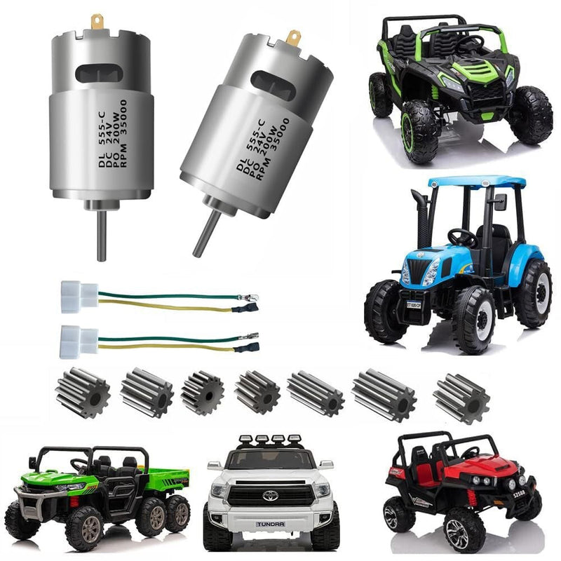 Kids Ride-On Car 2-Piece Set with 24V High-Speed RS555 Motor Drive