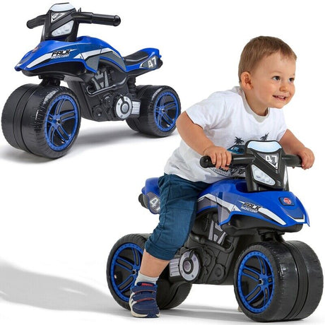 Upgrade Your Ride with FALK Rider Racing Blue Wide Wheels - Now Available!
