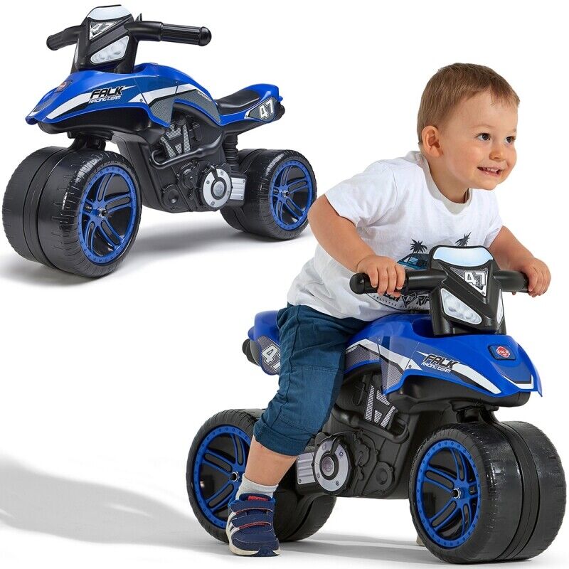 Upgrade Your Ride with FALK Rider Racing Blue Wide Wheels - Now Available!