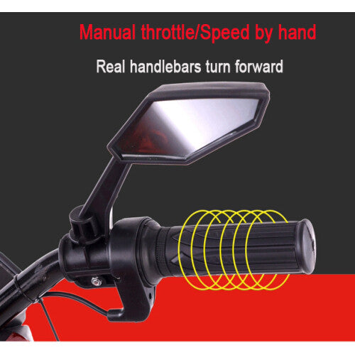 2024 Kids 12V Electric Ride-On Dirt Bike with Training Wheels for Children