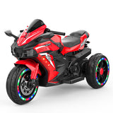 12V Electric Kids Ride-On Dirt Bike with 3 Wheels and Built-In Music