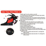 12V Electric Kids Ride-On Dirt Bike with Training Wheels for Children