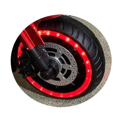 Kids 12V Electric Ride-On Dirt Bike with Training Wheels